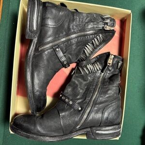 A.S. 98 Leather Torey Ankle Boots